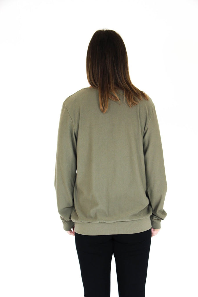 Classic Oversized Pullover | Sage