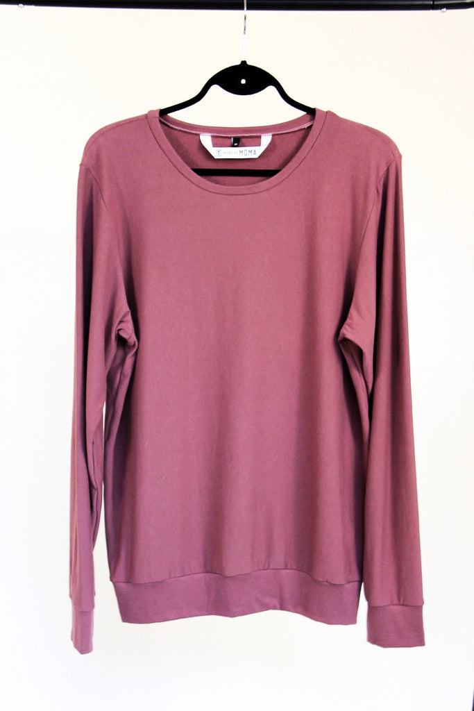 Classic Oversized Pullover | Deep Currant