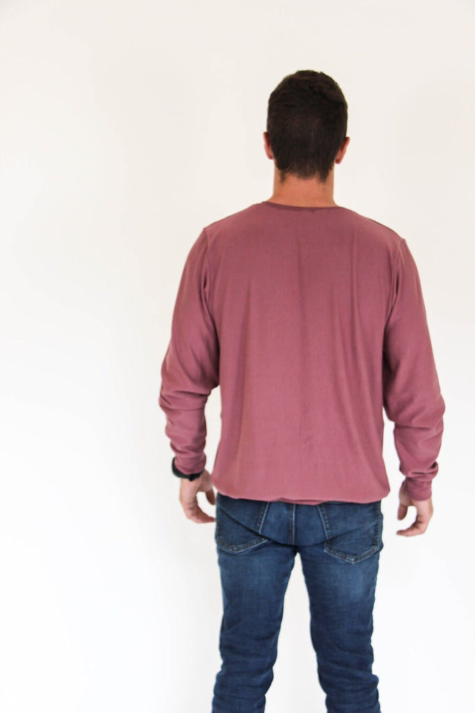 Classic Oversized Pullover | Deep Currant
